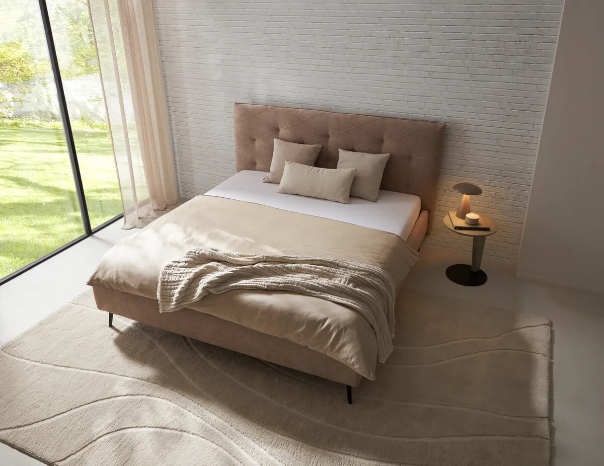 Contur Polsterbett Delia Beige