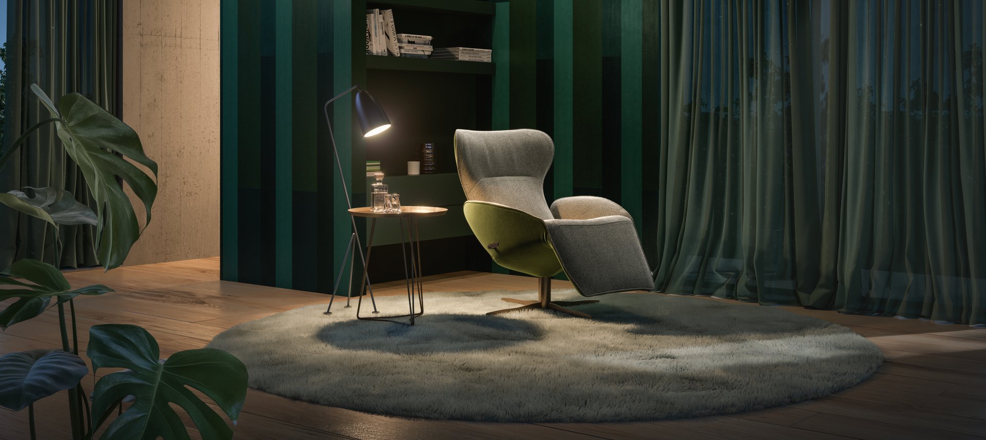 Jori-Daydreamer-Relaxsessel-Sand-Gruen