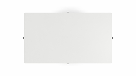 Couchtisch Enno - LBH ca. 73x123x35 cm, MDF, Weiß