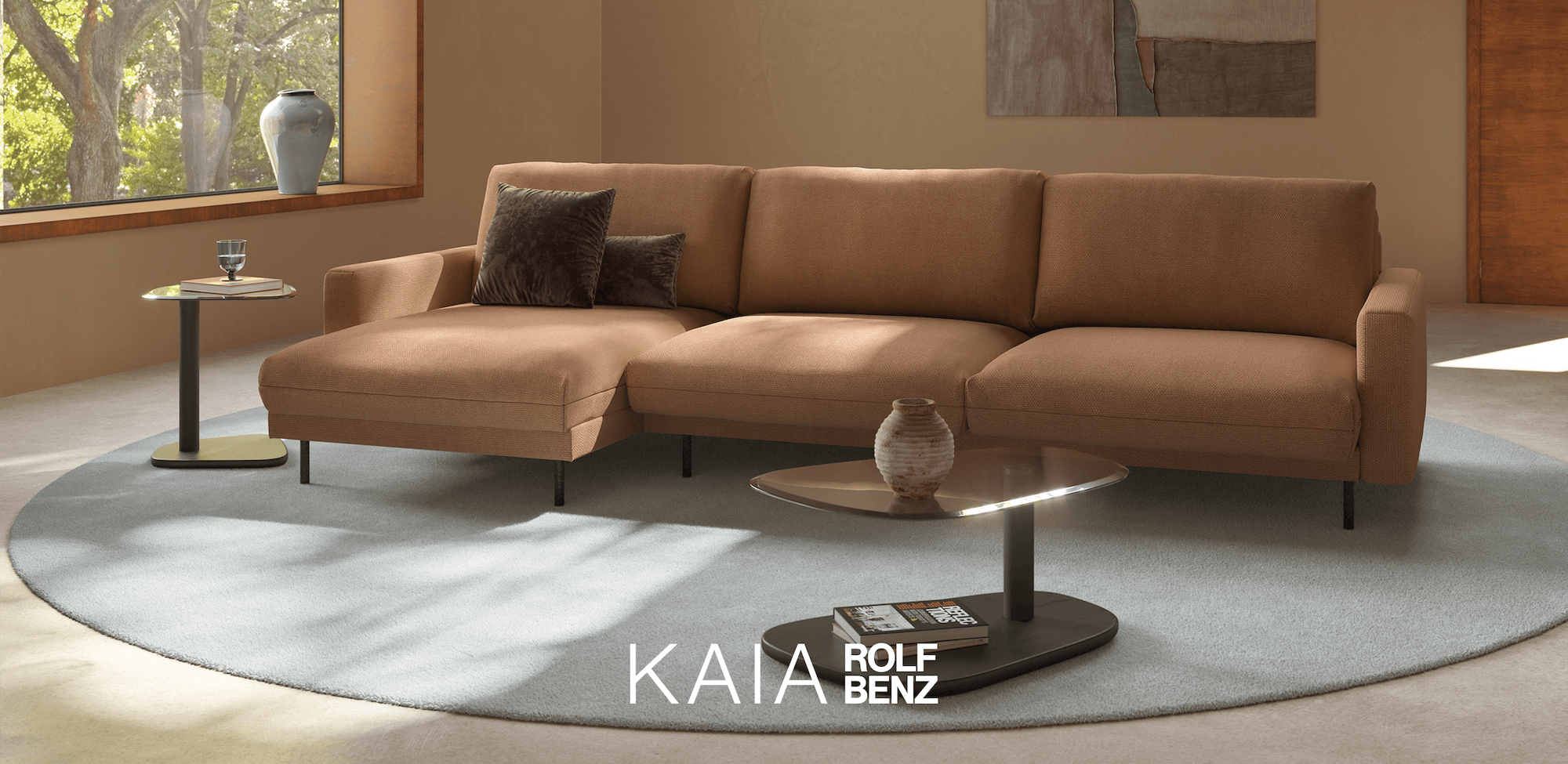 RolfBenz-KAIA-Sofa-Braun