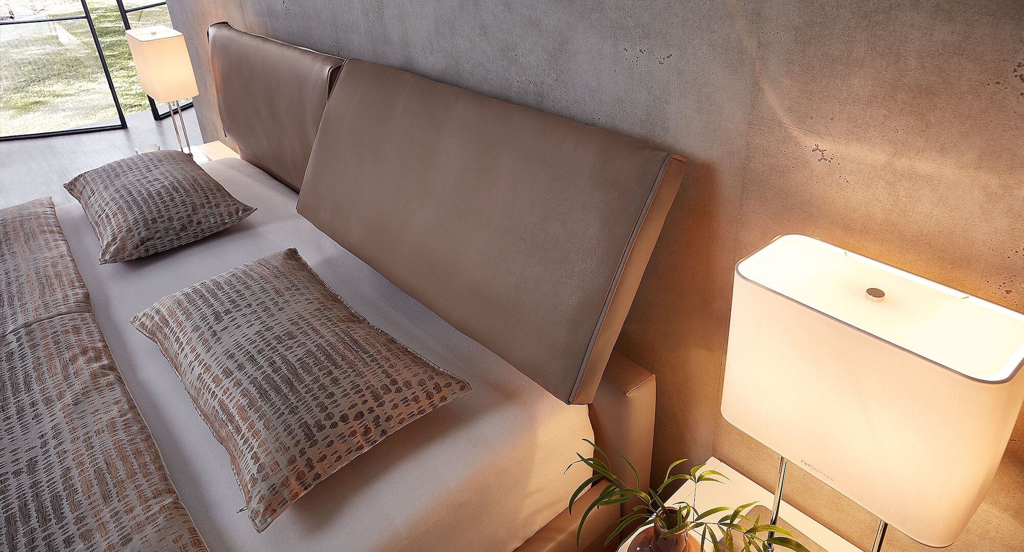 Ruf Betten Casa Polsterbett mit verstellbarem Kopfteil